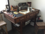 Artist's tools and workspace are works of art too!
